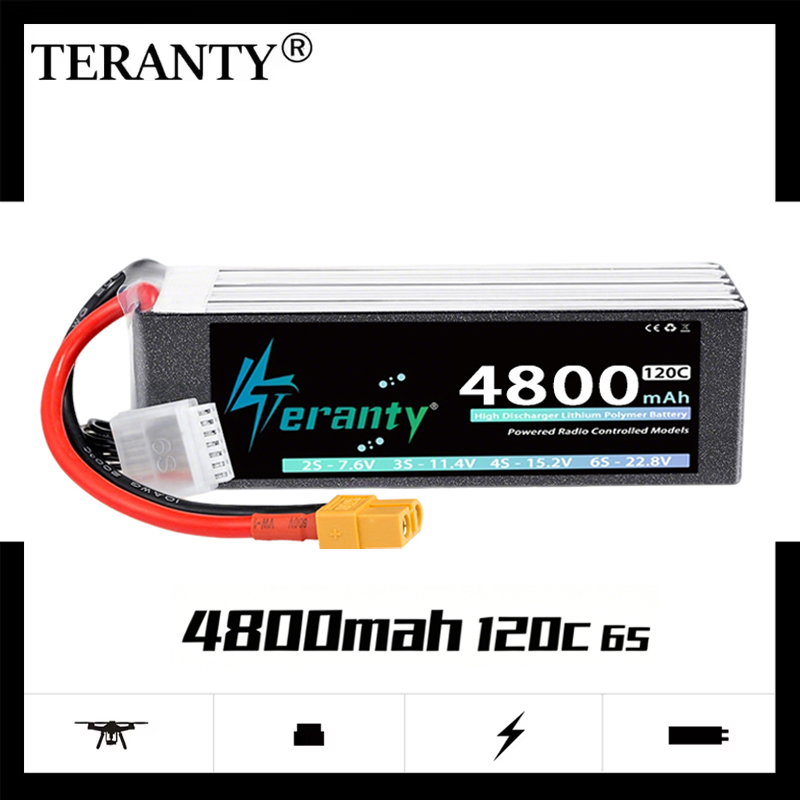 Drone Battery Plate - TERANTY 6S 4800mAh Lipo-Akku 22,8V 120C/240C