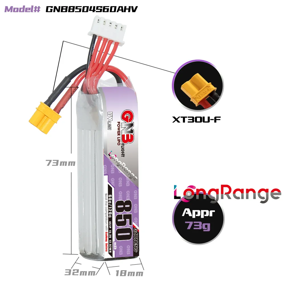 GAONENG GNB LiPo-Akku 850 mAh  – Drone Battery Li-Ion Bewertung und Preis