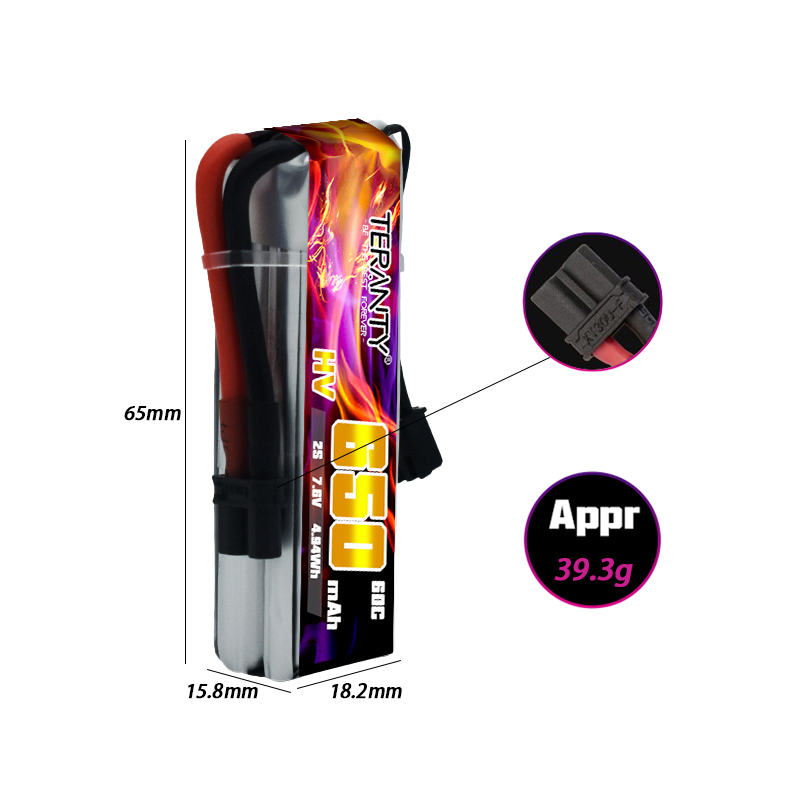 2/4/6/10 Stück TERANTY 650mAh  – Drone Battery Plate Bewertung und Preis