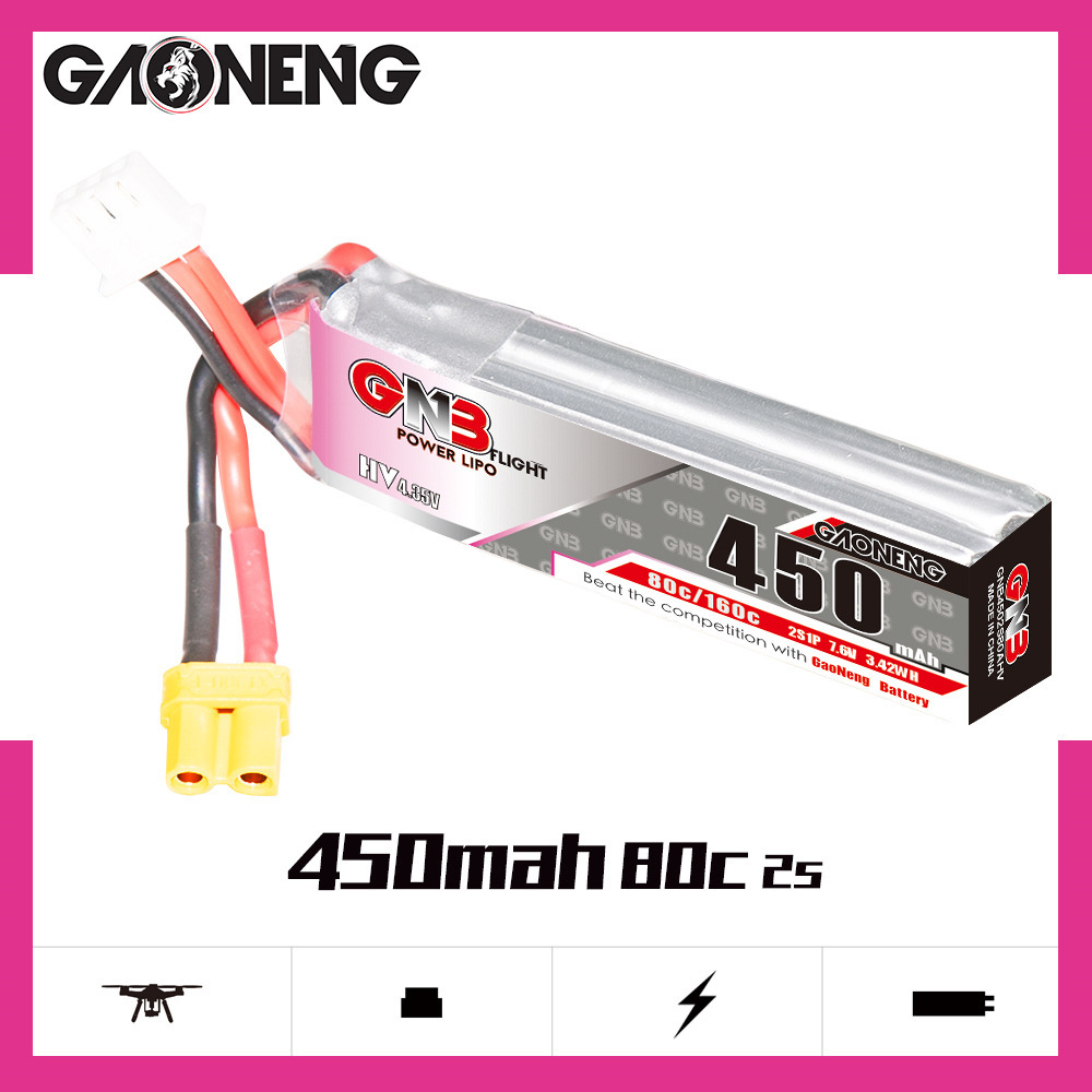 GNB LiPo Batterie HV 2S 7,6 V  – Drone Battery Plate Bewertung und Preis